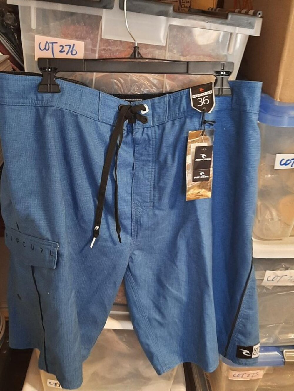 NEW TAG ! Rip Curl Dawn Patrol 21 Inch Ultimate Boardshorts Blue Size Waist 36